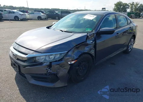2016 Honda Civic Lx z USA, uszkodzony, nr VIN 2HGFC2F54GH570428